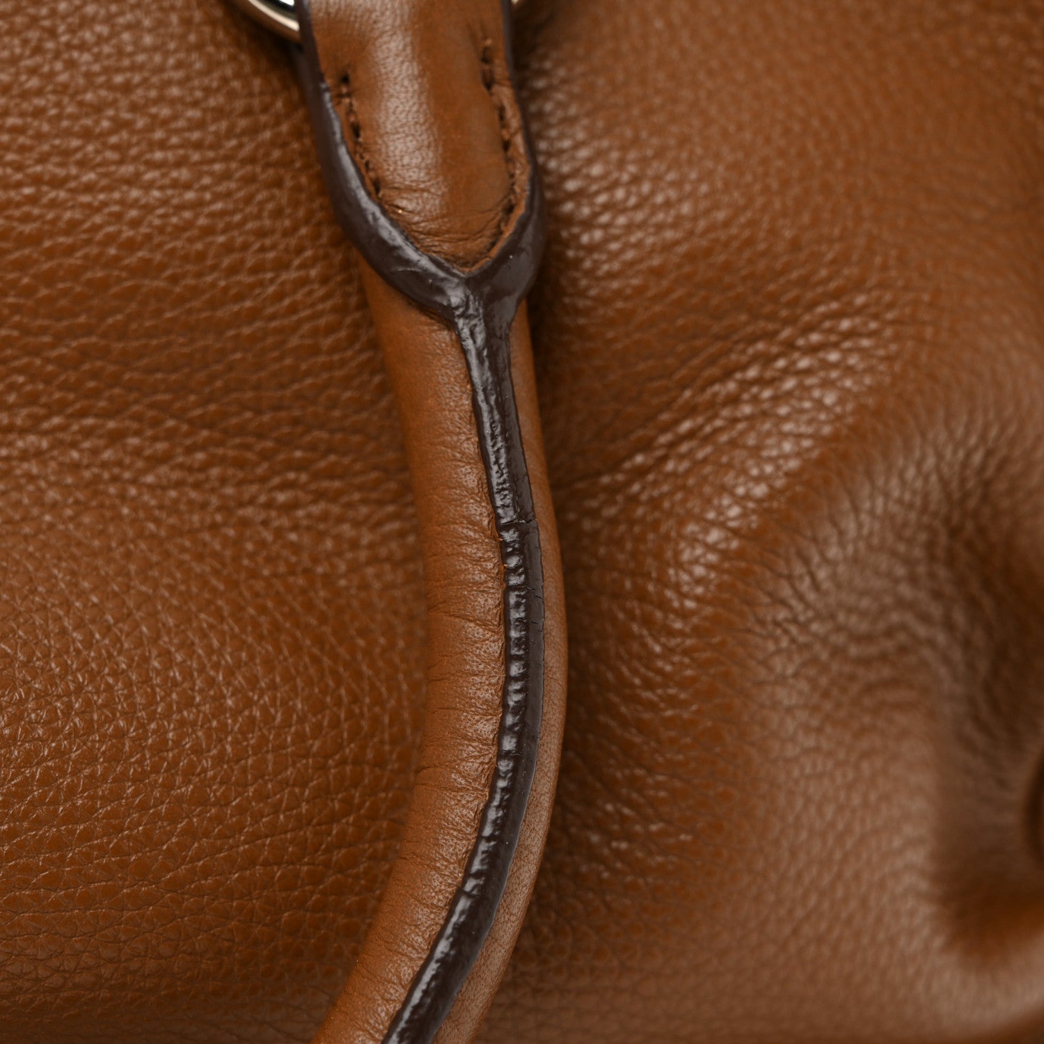Prada Vitello Daino Satchel Nocciolo 13 of 13