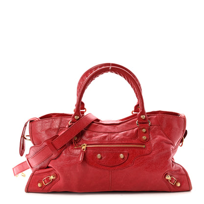 Balenciaga Agneau Giant 12 Gold Hardware Part Time Rouge Cardinal 1 of 11