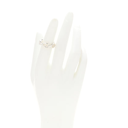 Hermes Sterling Silver PM Chaine d'Ancre Enchainee Band Ring 52 6 2 of 8