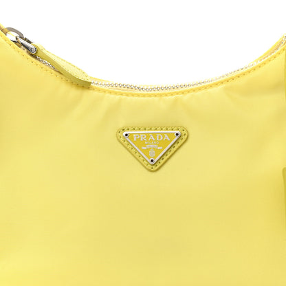 Prada Nylon Saffiano Re-Edition 2005 Shoulder Bag Ananas 7 of 9