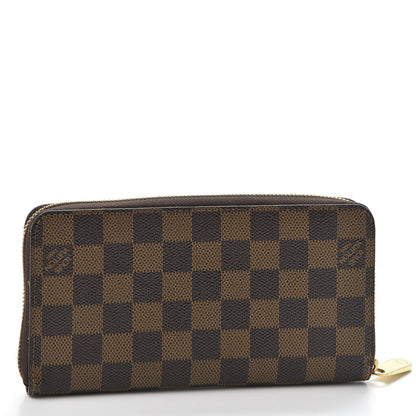 Louis Vuitton Damier Ebene Zippy Wallet 2 of 9