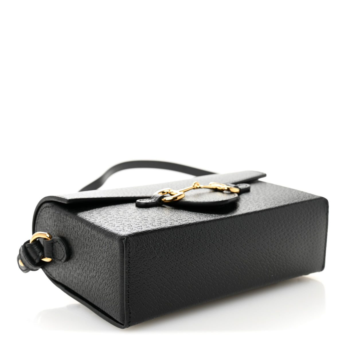 Gucci Calfskin Horsebit 1955 Shoulder Bag Black 1782906 
