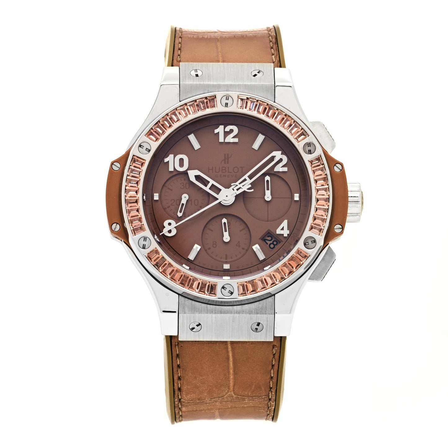 Stainless Steel Alligator Andalusite 41mm Big Bang Tutti Frutti Automatic Watch Camel 342.SA.5390.LR.1918