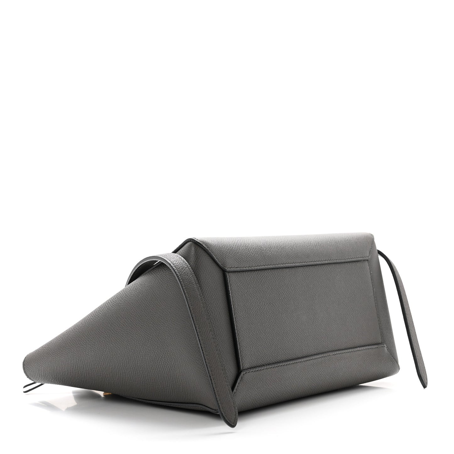Grained Calfskin Micro Belt Bag Grey