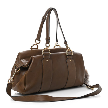 Gucci Calfskin Smilla Shoulder Bag Winter Leaf 3 of 15
