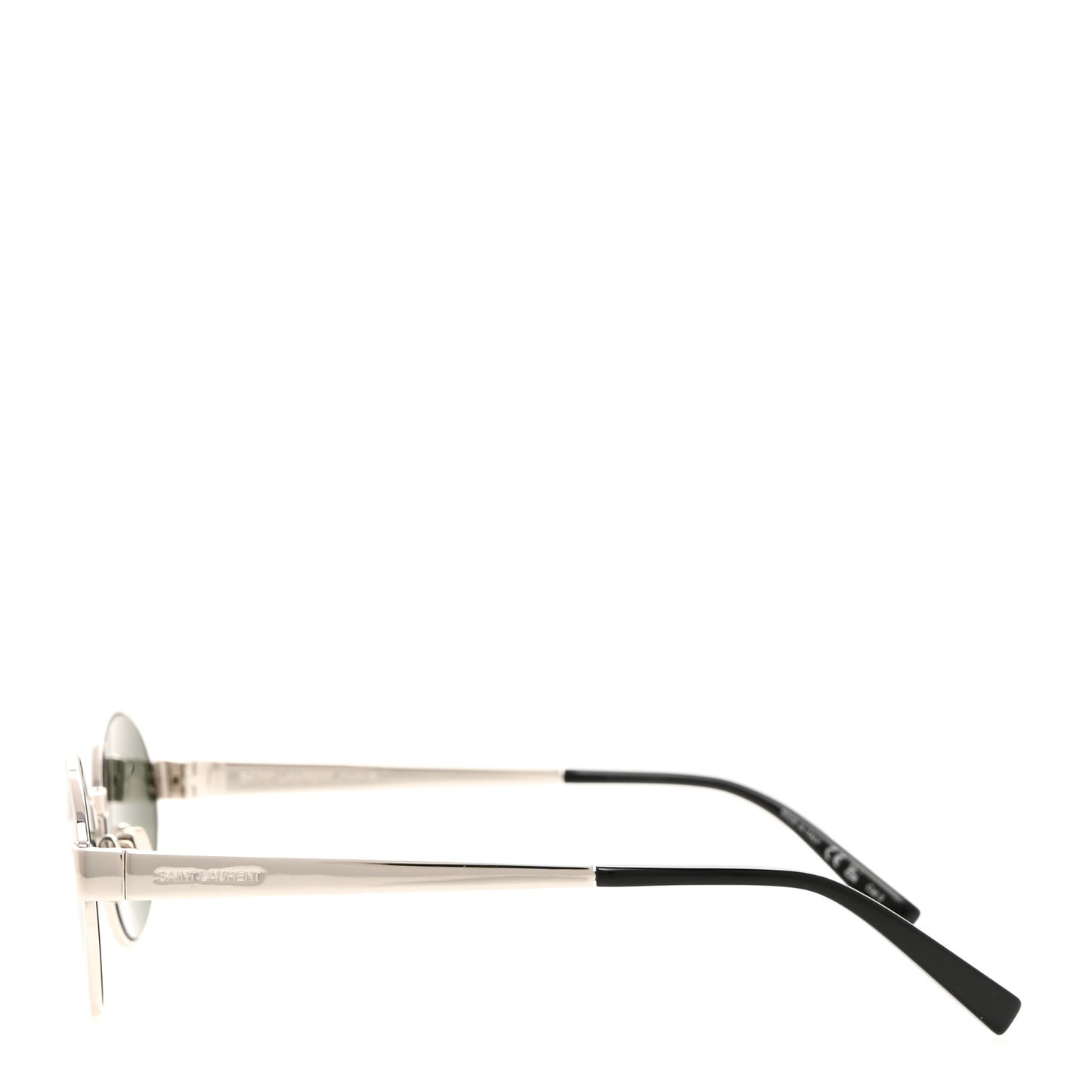 Metal SL692 Oval Sunglasses Silver