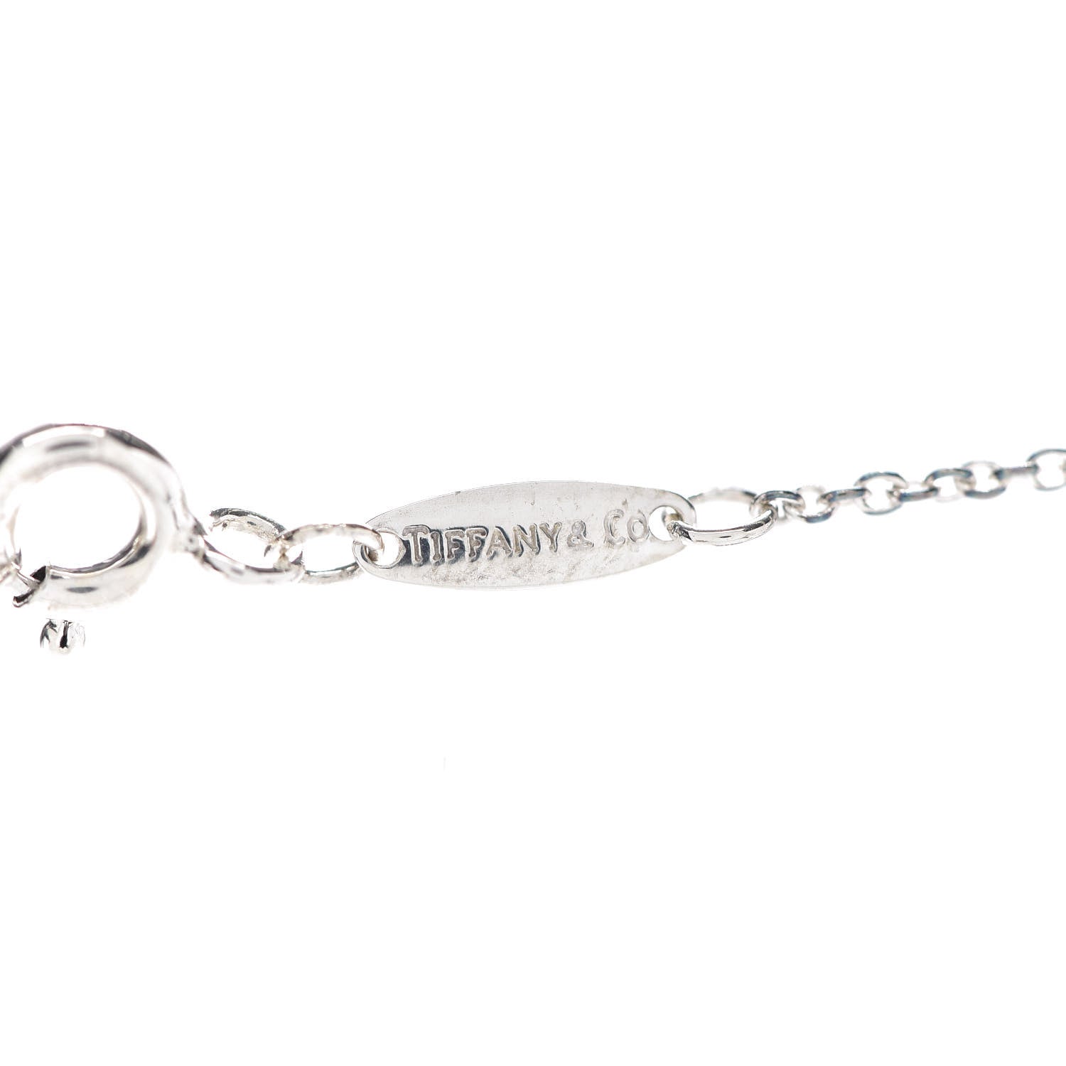 Tiffany Sterling Silver 22mm Elsa Peretti Teardrop Pendant Necklace 6 of 7