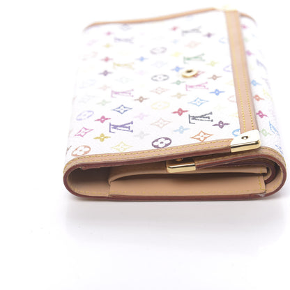 Louis Vuitton Monogram Multicolor Porte Tresor International Wallet White 10 of 13