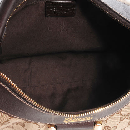 Gucci Monogram Small D Gold Hobo Brown 5 of 9