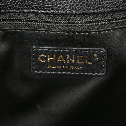 Chanel Caviar Quilted Petit Shopping Tote PST Black 6 of 10
