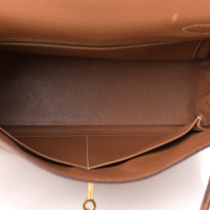Hermes Togo Kelly Retourne 32 Gold 5 of 20