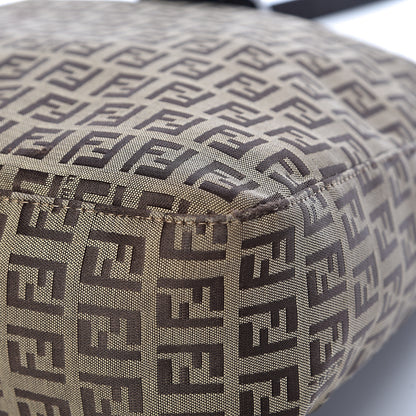 Fendi Zucchino Hobo Dark Brown 11 of 15