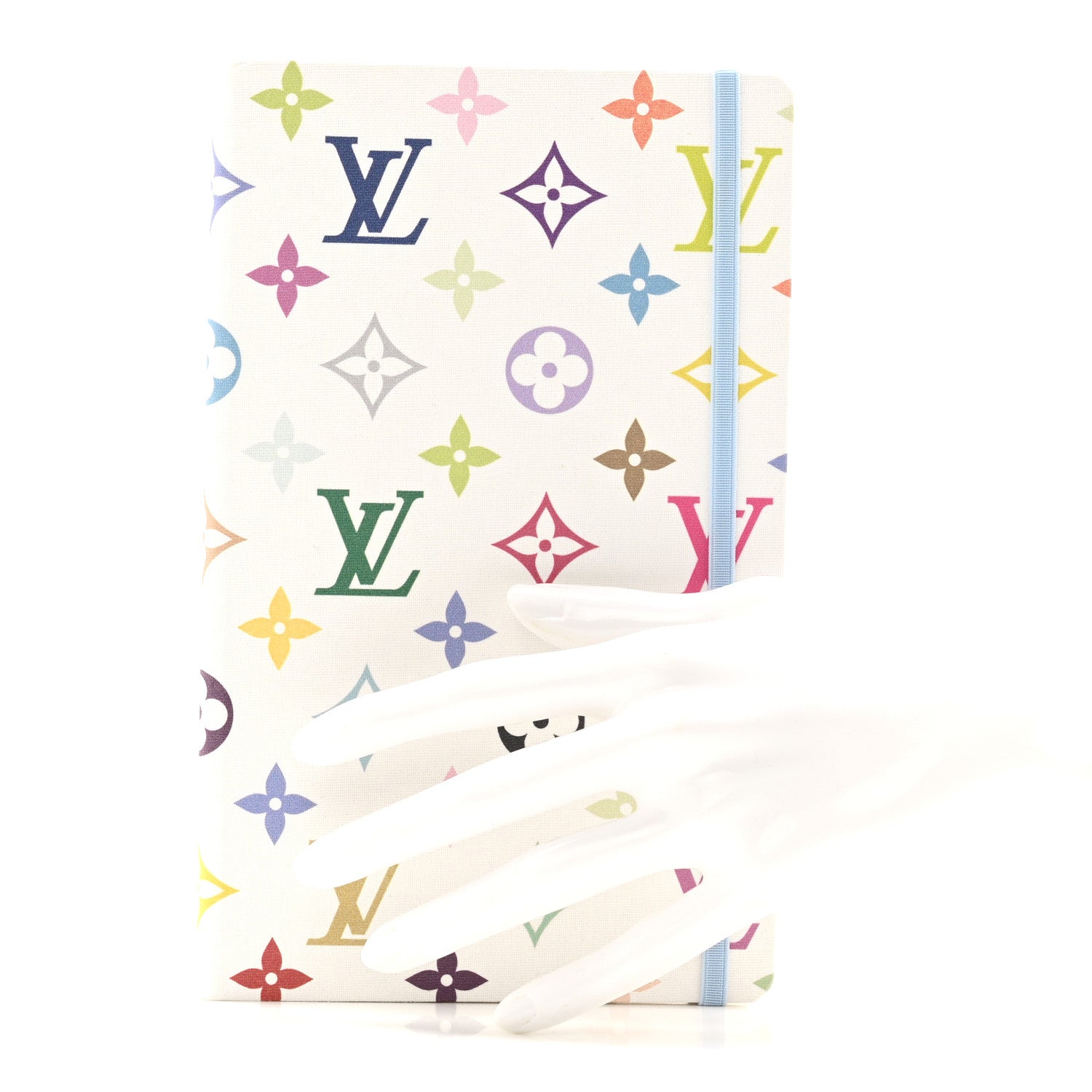 Louis Vuitton LV x TM Monogram Multicolor Jane Notebook MM White 2 of 9