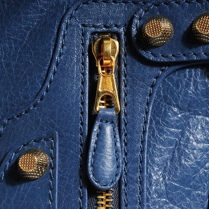 Balenciaga Agneau Giant 12 Gold Hardware Velo Bleu Persan 12 of 15