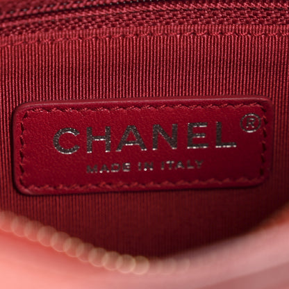 Chanel Aged Calfskin Quilted Small Gabrielle Hobo Red 6 of 12