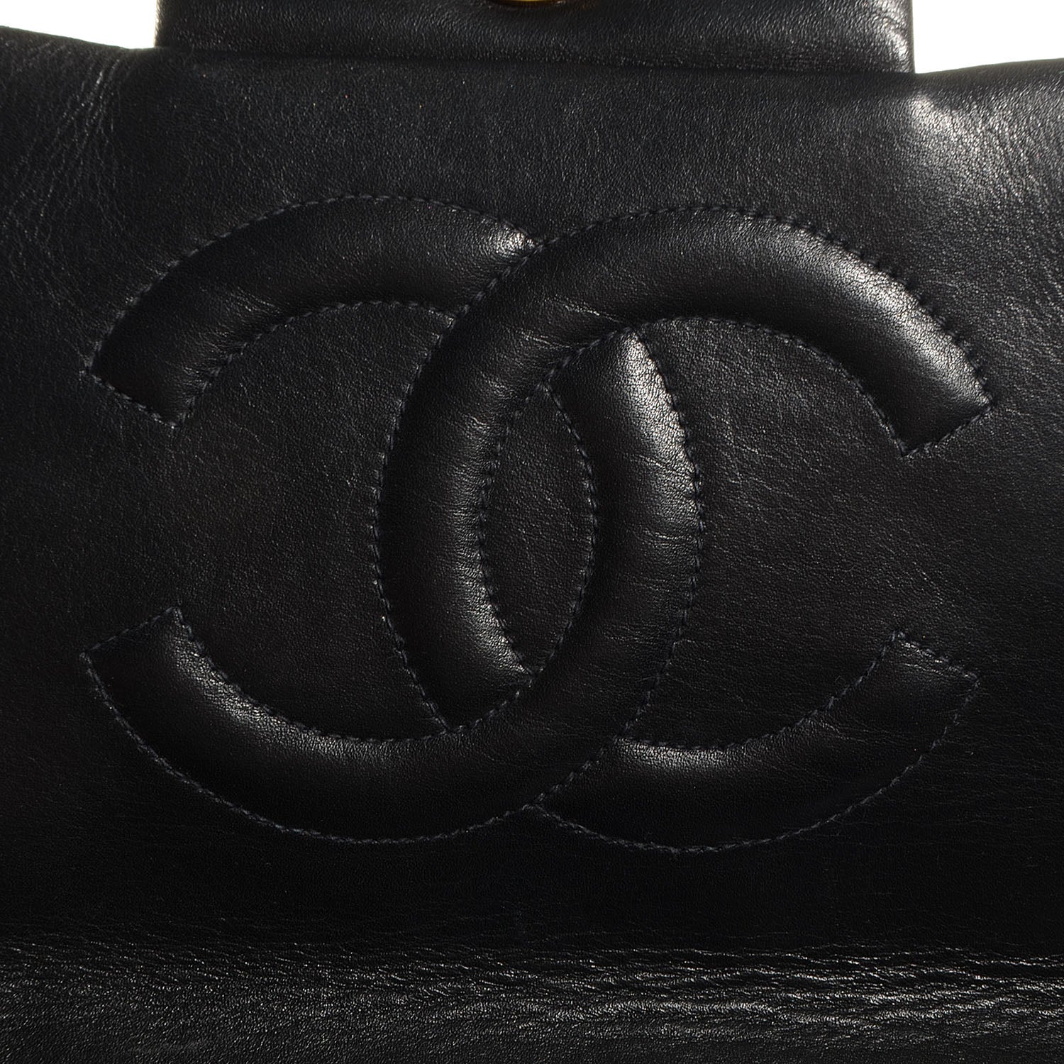Chanel Lambskin XL Jumbo Flap Black 6 of 10