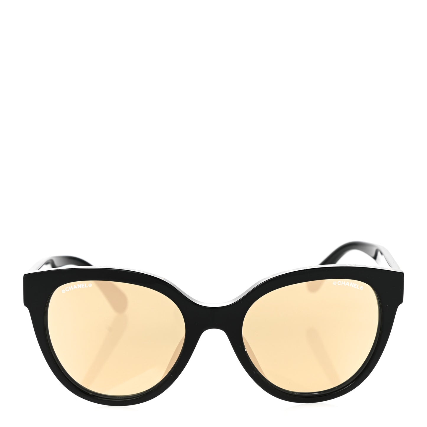 Acetate CC Butterfly Sunglasses 5414 Black Beige