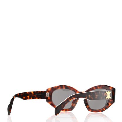 Celine Acetate Triomphe 01 Sunglasses CL 40238U Tortoise 4 of 8