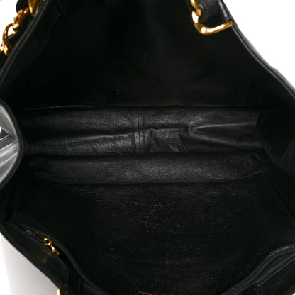 Chanel Lambskin CC Tote Black 5 of 12