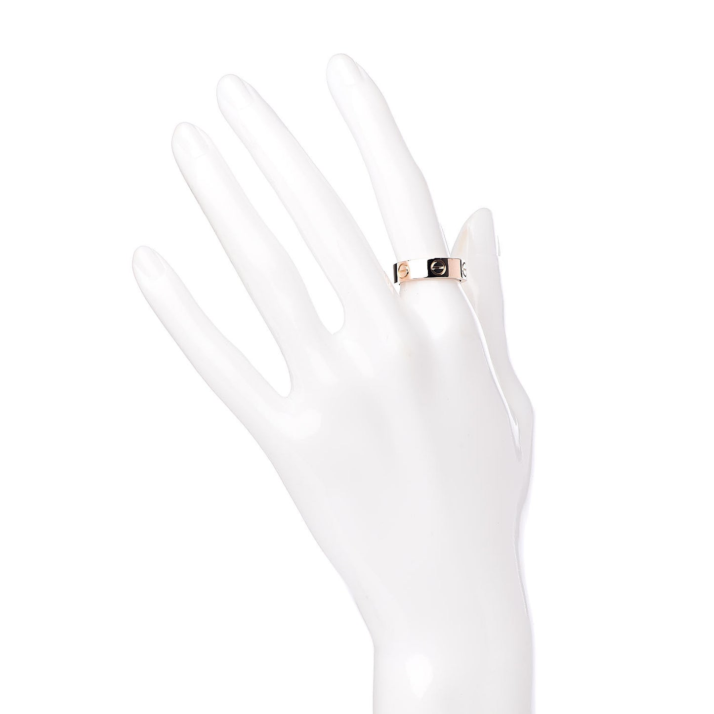 18K Pink Gold 5.5mm LOVE Ring 52 6
