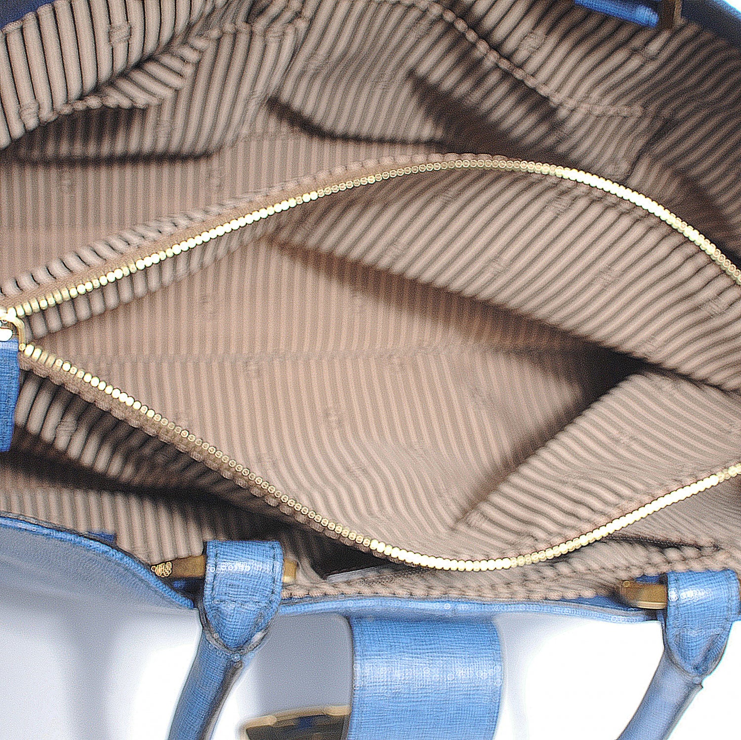 Fendi Vitello Elite Chameleon Shopper Tote Carta Zucchero 7 of 7