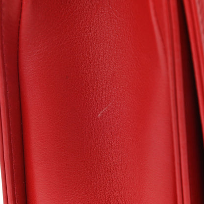 Chanel Lambskin Quilted New Medium Boy Flap Dark Red 13 of 13