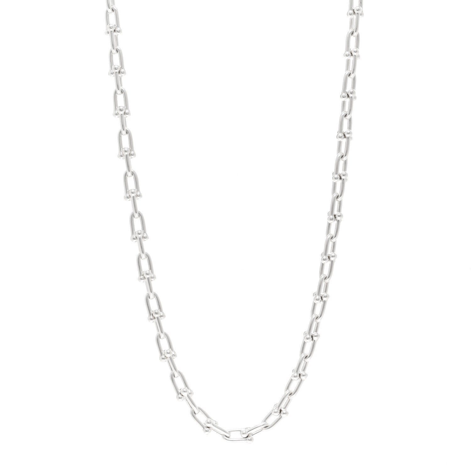 Tiffany Sterling Silver Small HardWear Link Necklace 1 of 4
