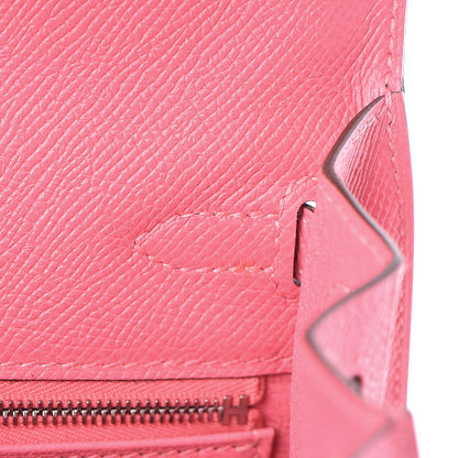 Hermes Epsom Kelly Sellier 25 Rose Lipstick 13 of 34