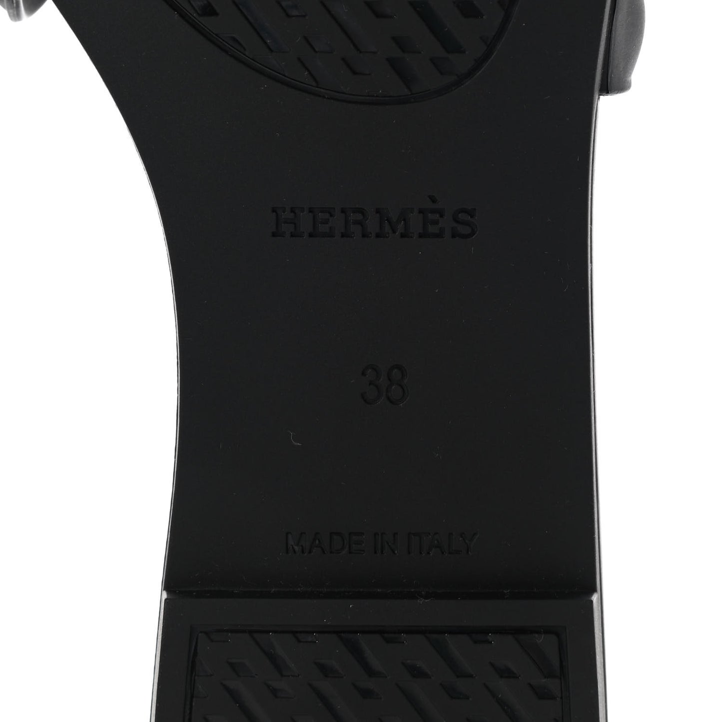 Rubber Aloha Sandals 38 Black