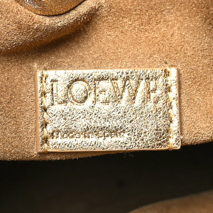 Loewe Metallic Lambskin Medium Chain Flamenco Knot Clutch Gold 6 of 11