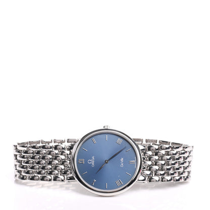 Omega Stainless Steel 31mm De Ville Quartz Watch Blue 395.2378 2 of 7