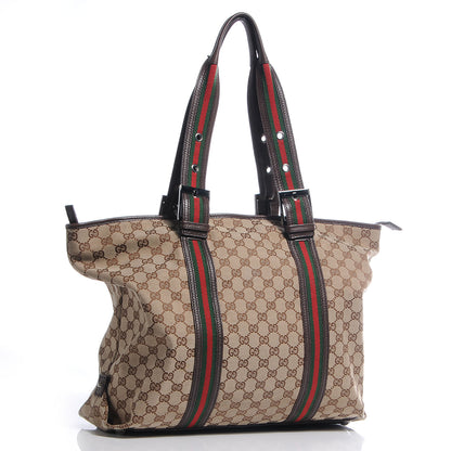 Gucci Monogram Large Web Handle Joy Tote 3 of 7