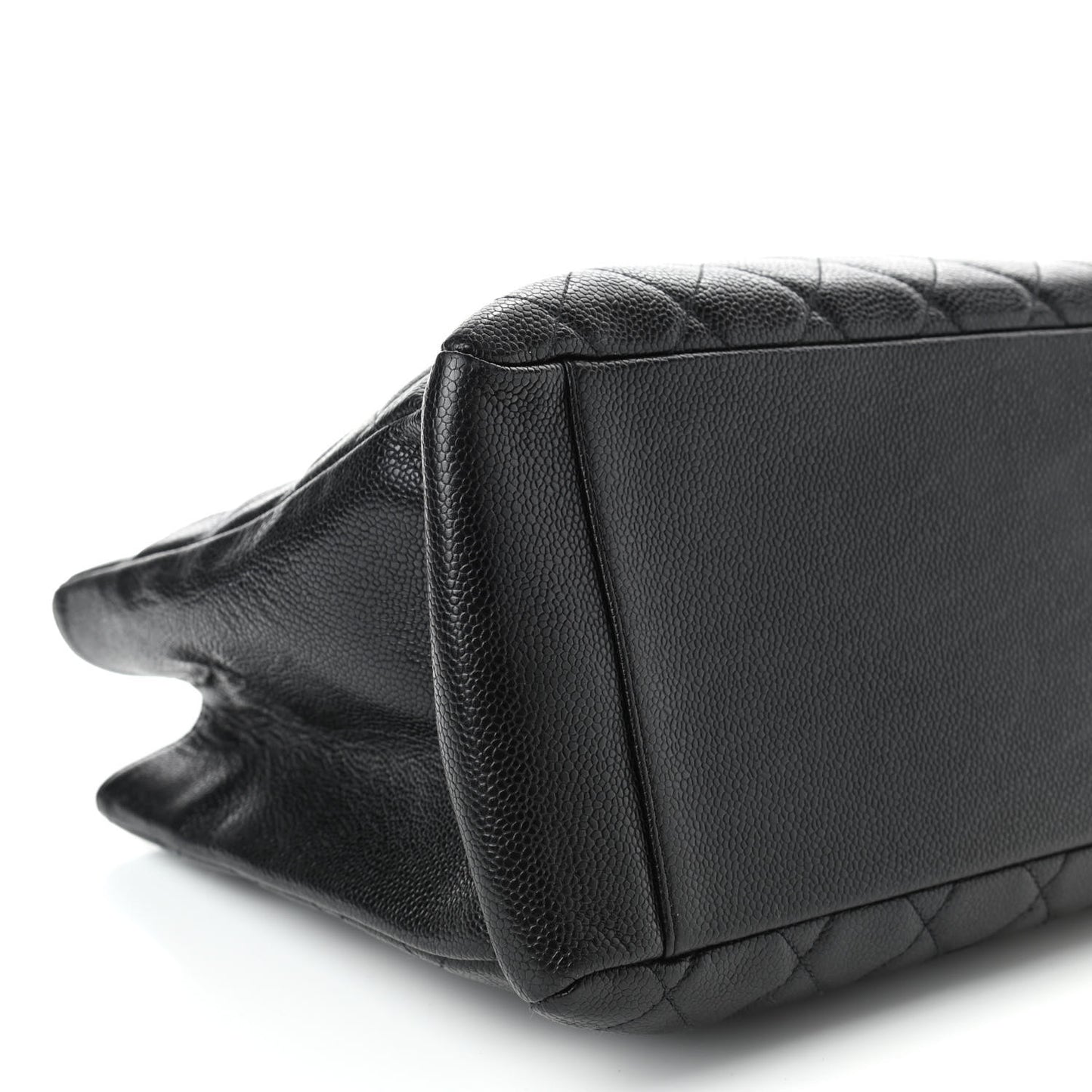 Caviar Quilted Grand Shopping Tote GST Black