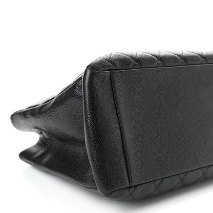 Chanel Caviar Quilted Grand Shopping Tote GST Black 10 of 13