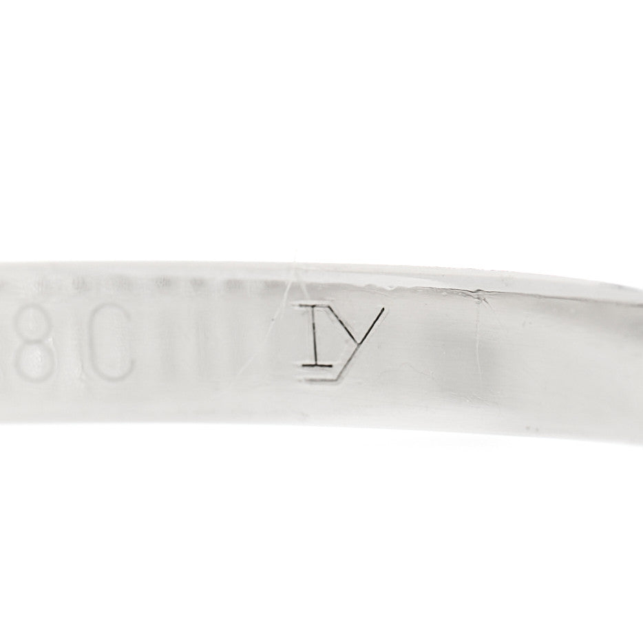 18K White Gold Diamond LM Inside Out Hoop Earrings