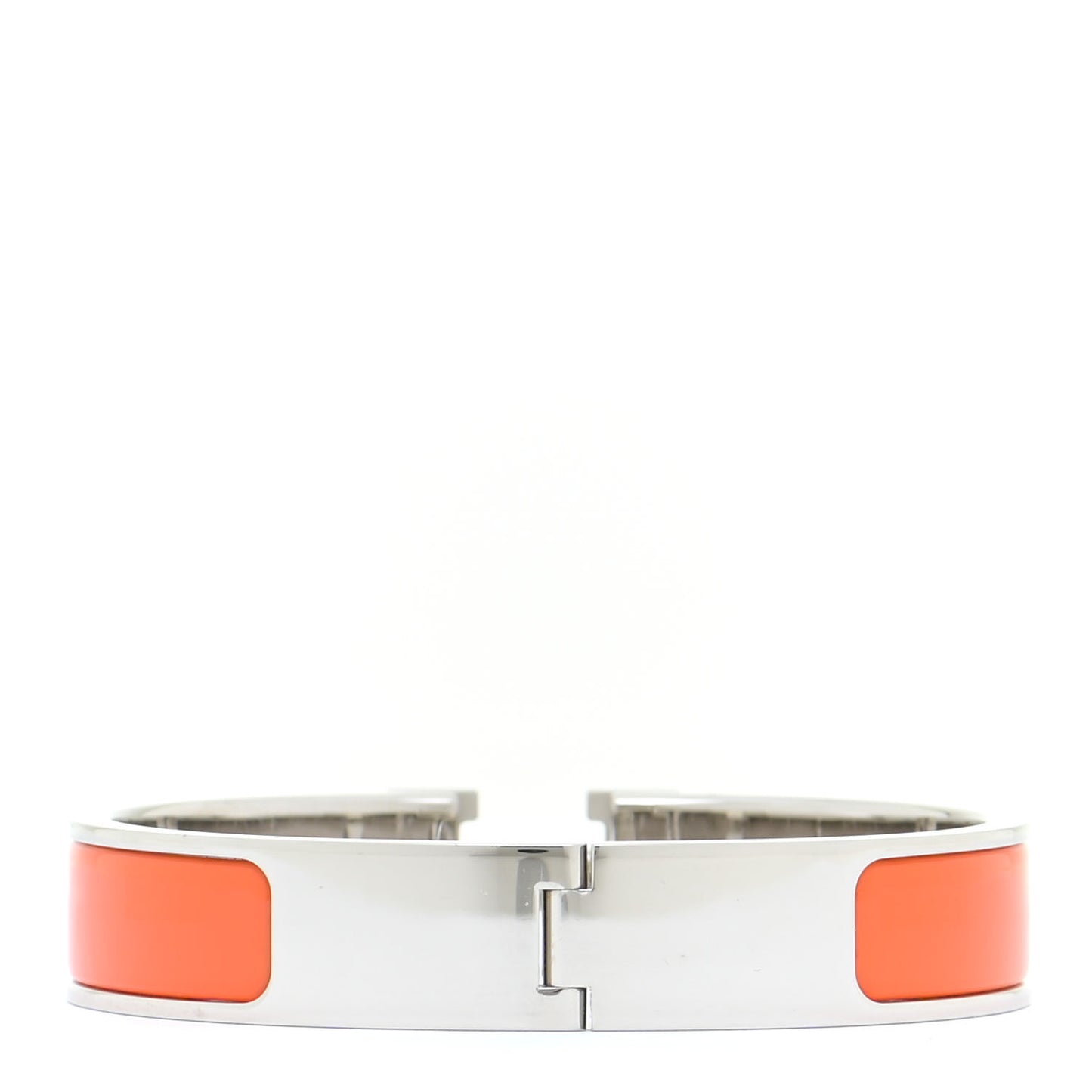 Enamel Narrow Clic Clac H Bracelet PM Orange