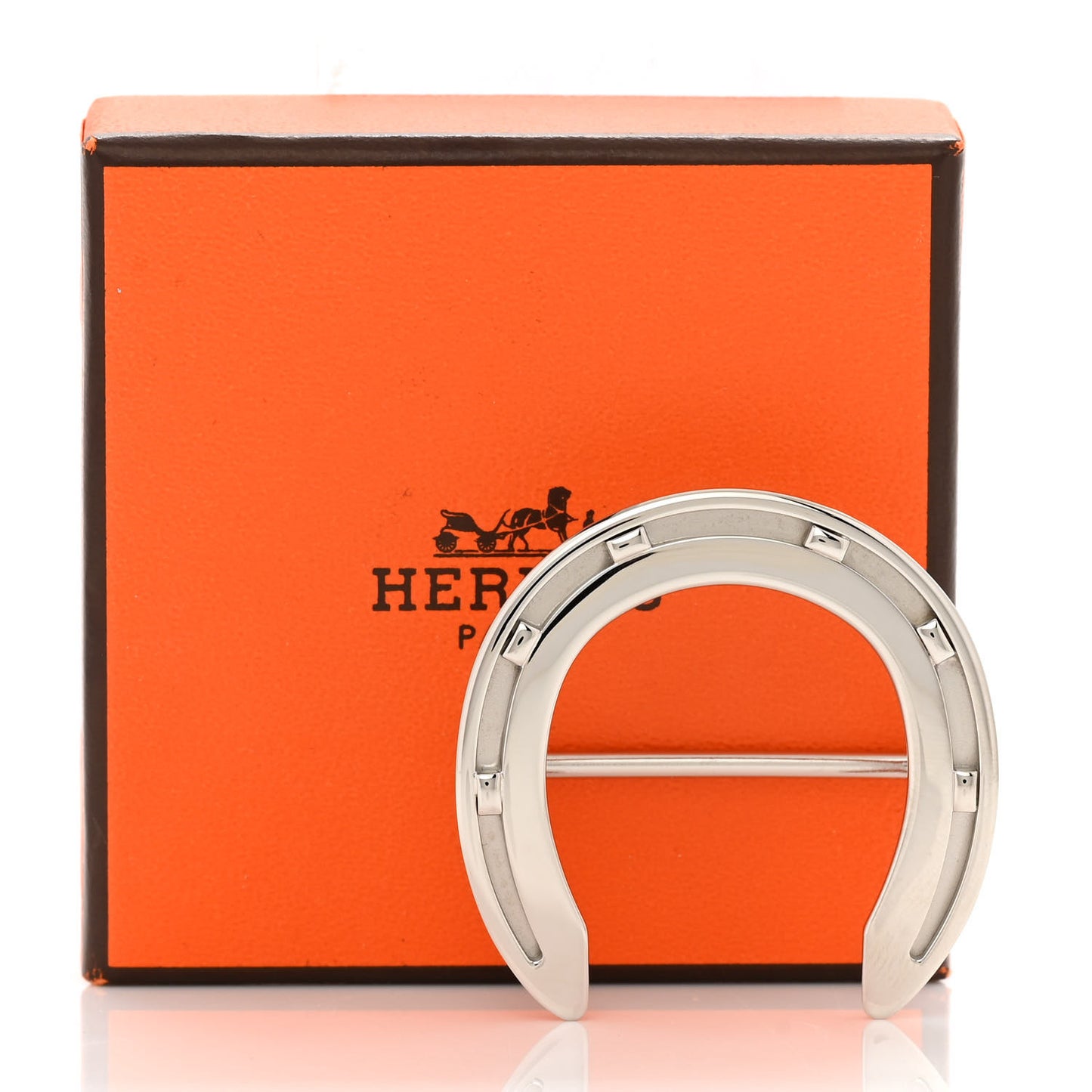Palladium Fer A Cheval Scarf 90 Ring