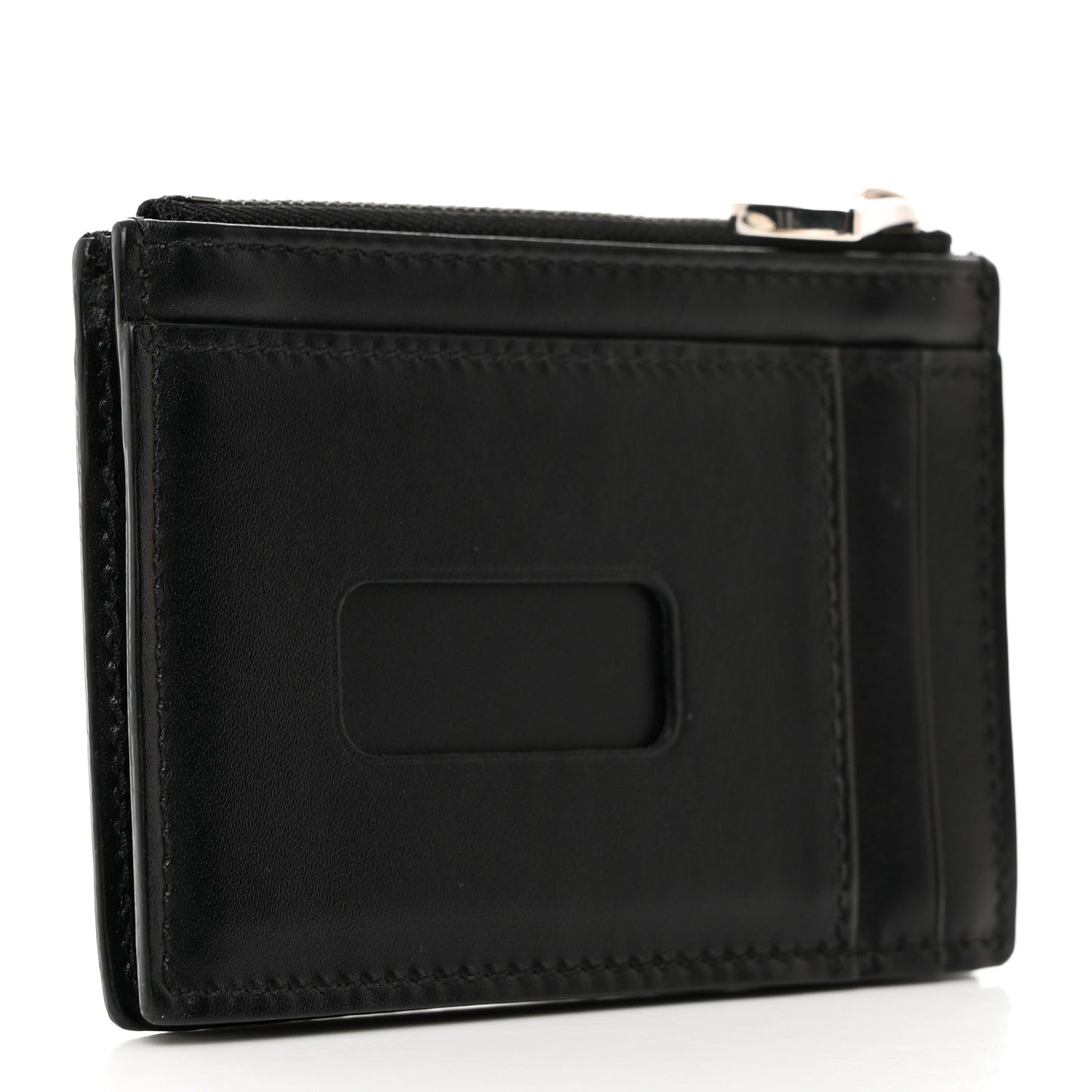 Guccissima Signature Coin Case Card Holder Black