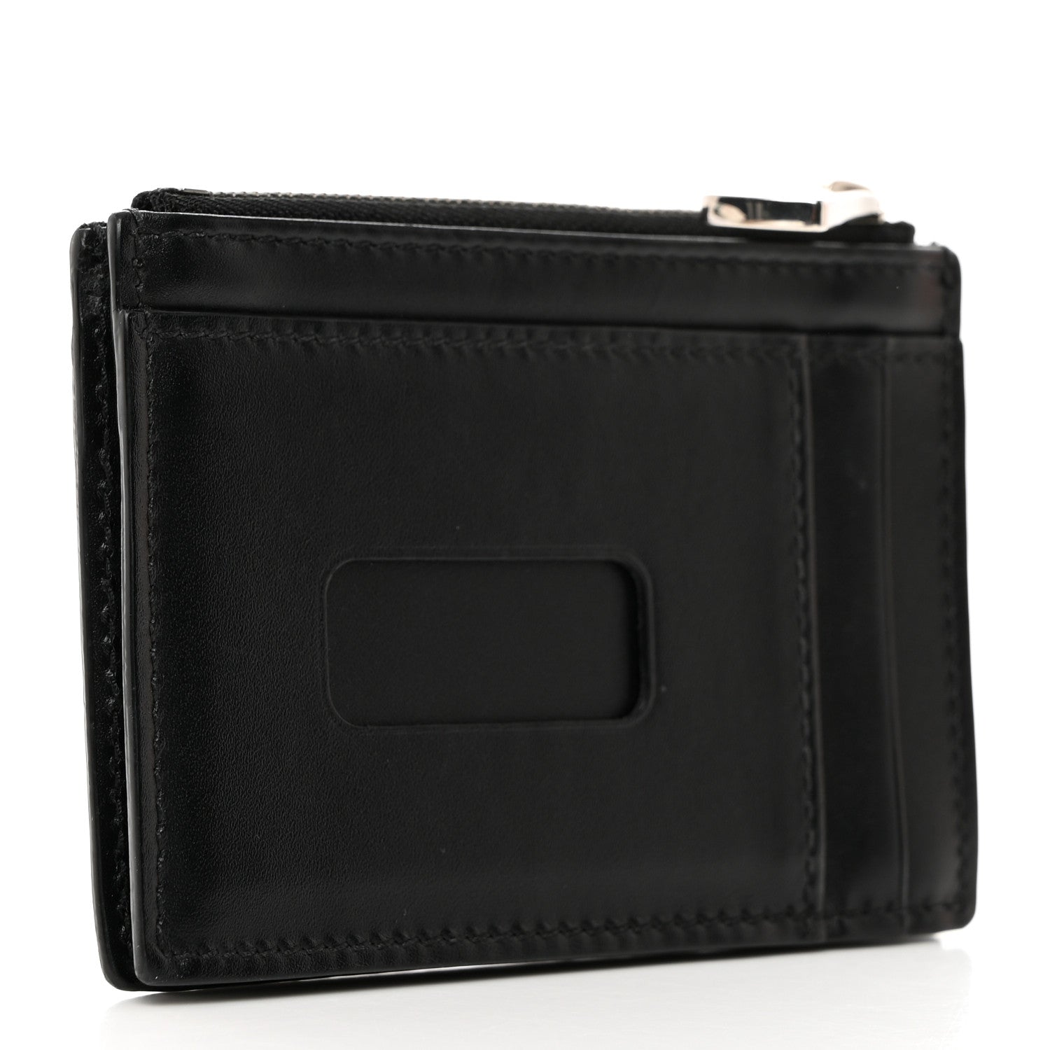 Gucci Guccissima Signature Coin Case Card Holder Black 3 of 7