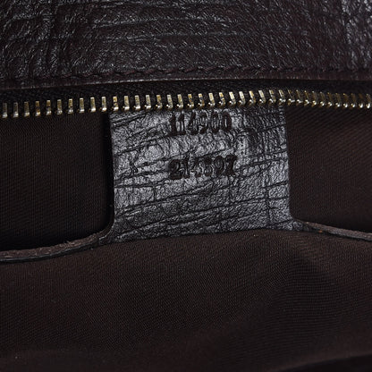 Gucci Monogram Large Horsebit Chain Hobo Dark Brown 7 of 11