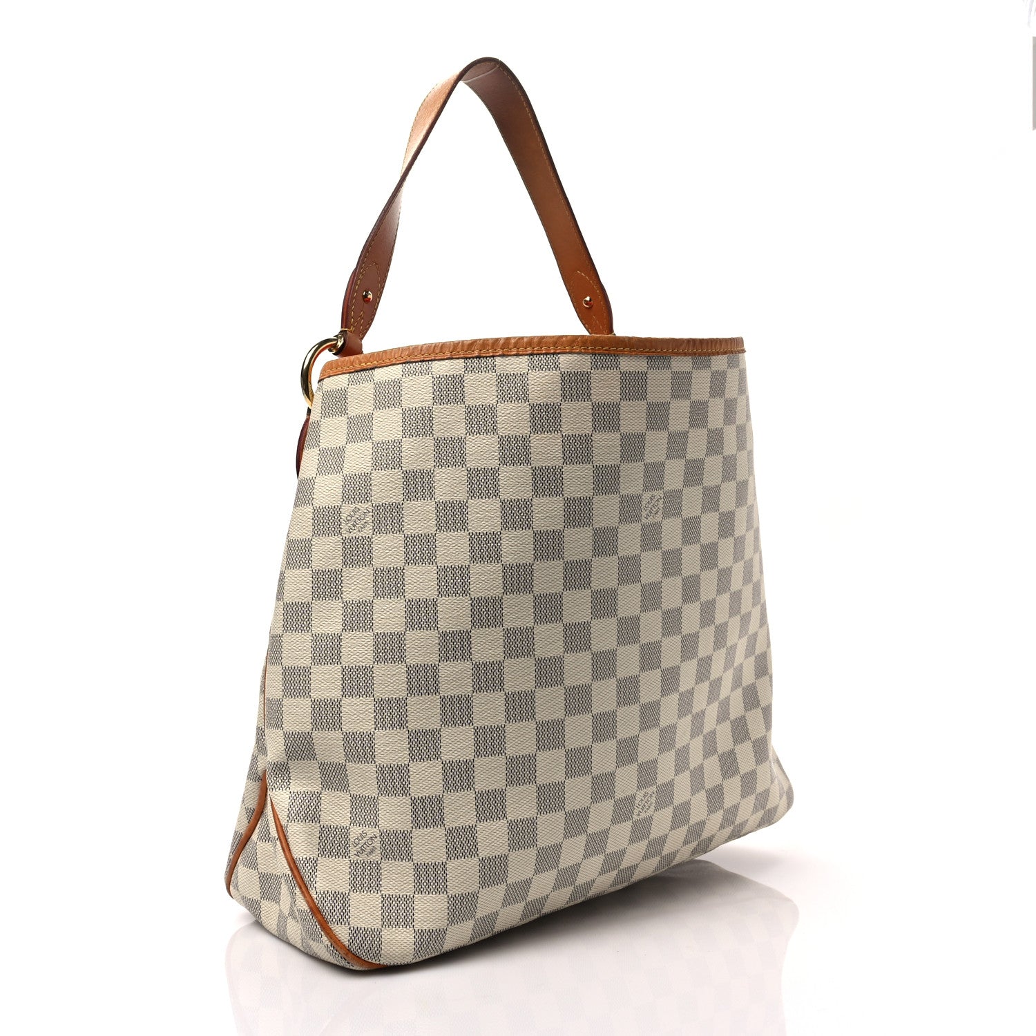 Louis Vuitton Damier Azur Delightful PM Pink 3 of 8