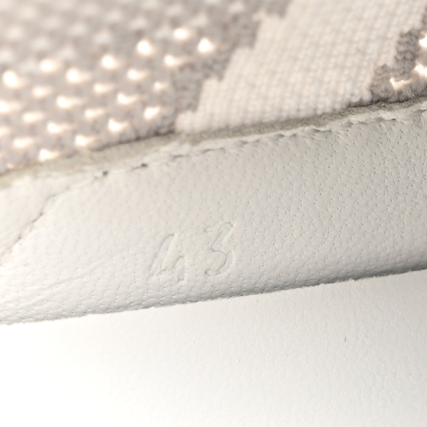 Calfskin Deep Sneakers 43 White Multicolor