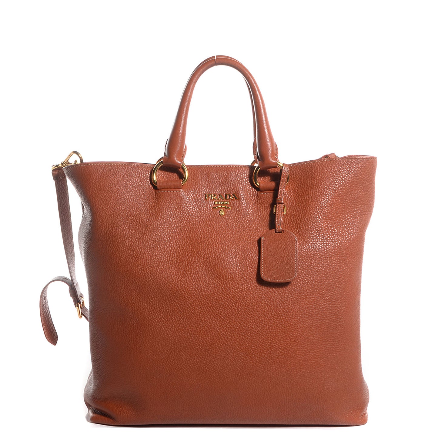 Vitello Daino Shopping Tote Rame