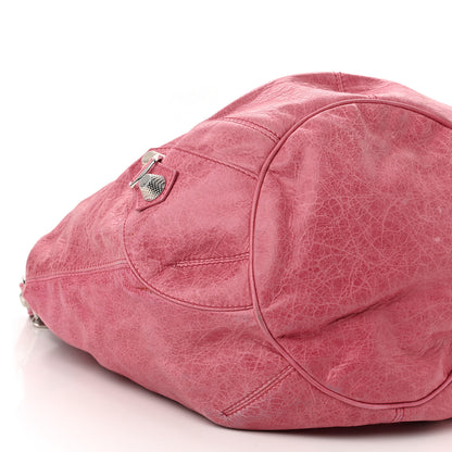 Balenciaga Agneau Giant 21 Silver Hardware Pompon Framboise 9 of 13