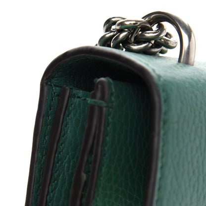 Gucci Pebbled Calfskin Small Dionysus Shoulder Bag Emerald 12 of 12