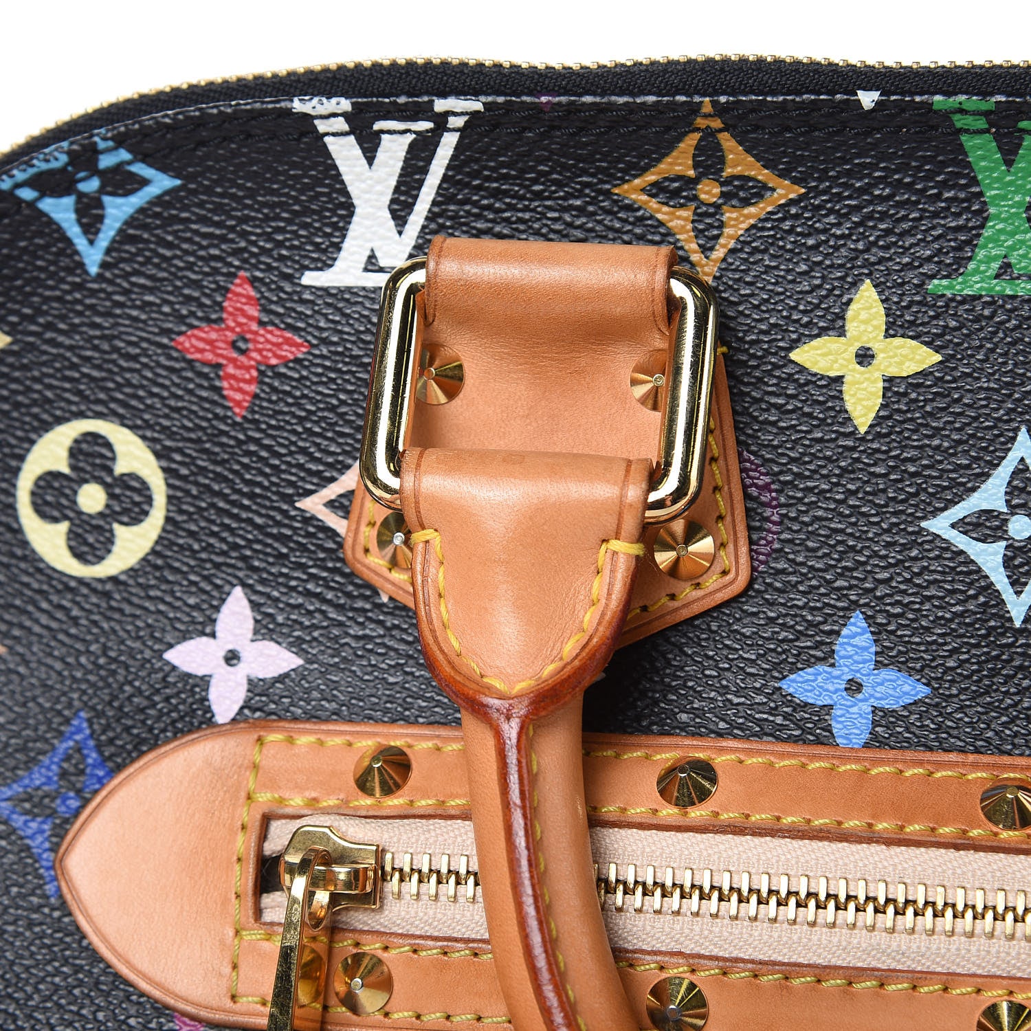 Louis Vuitton Monogram Multicolor Alma Black 14 of 17
