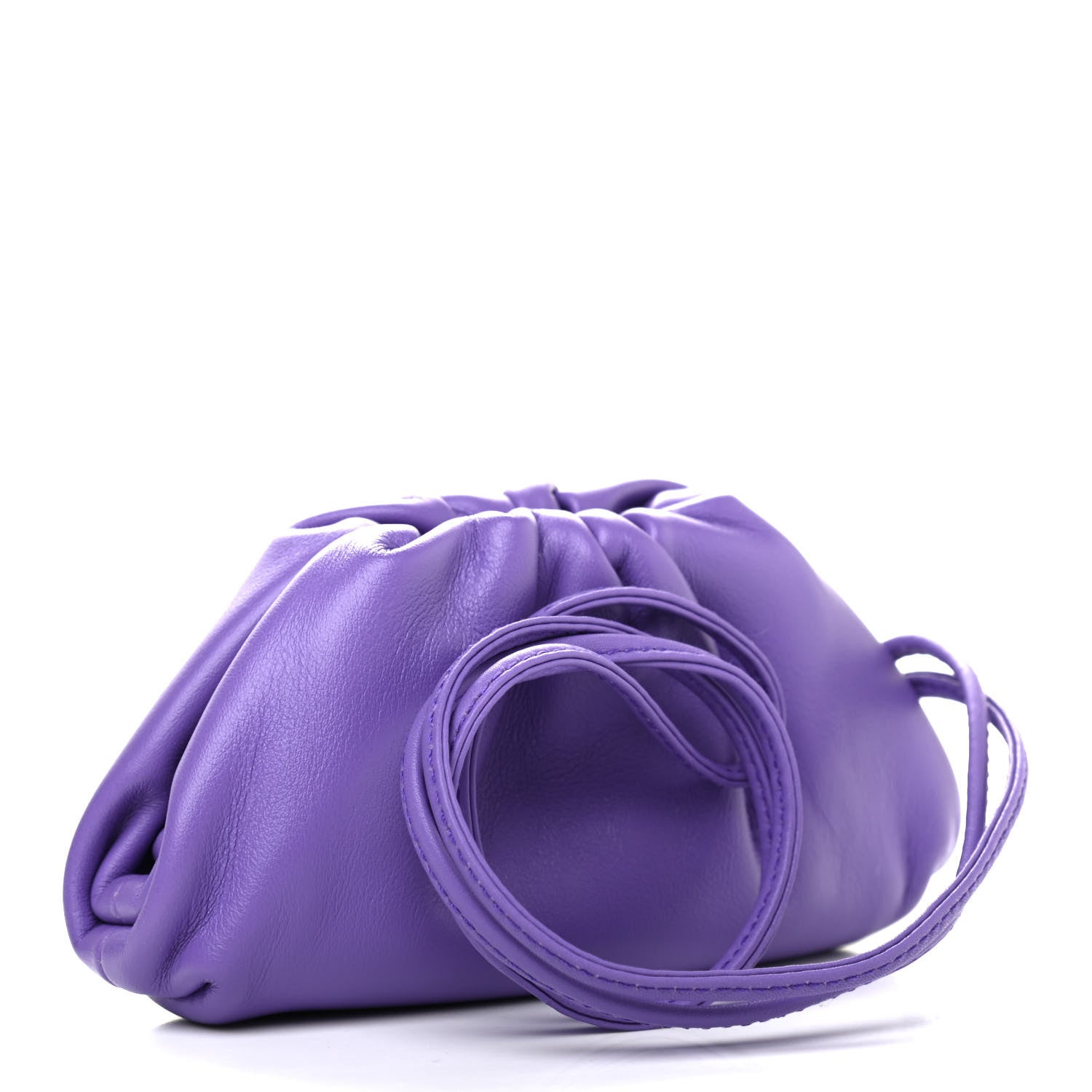 Bottega Veneta Butter Calfskin Coin Purse Purple 3 of 7