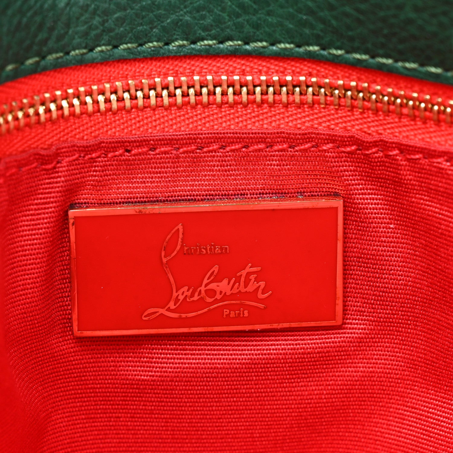 Christian Louboutin Calfskin Trophe Twist Pocket Shoulder Bag