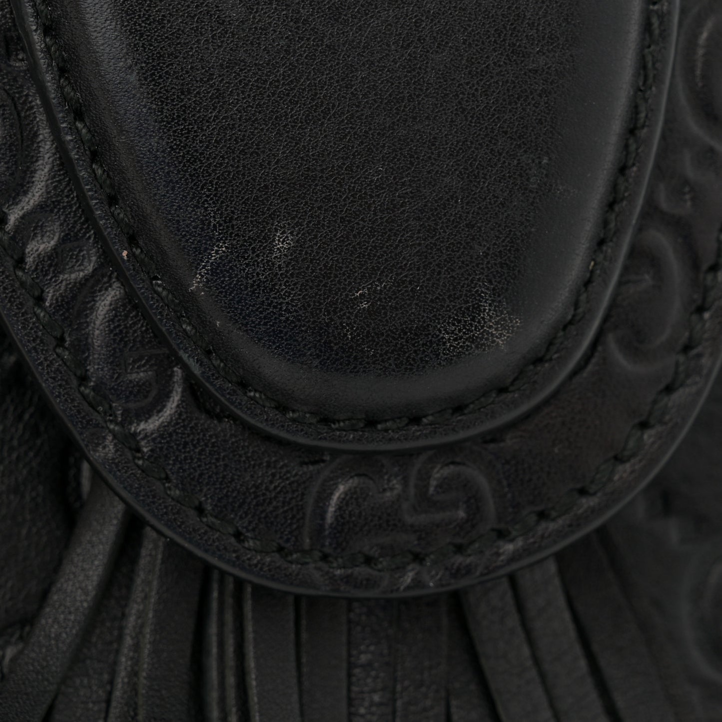 Guccissima Large Emily Chain Shoulder Bag Black