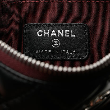 Chanel Lambskin Quilted Small Cosmetic Case Black 6 of 11